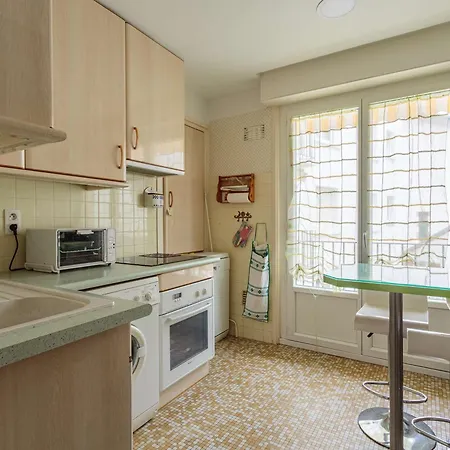 Familial Proche Plage Avec Balcon Et Parking, - Fr-1-2-432 アパート アンダイエ